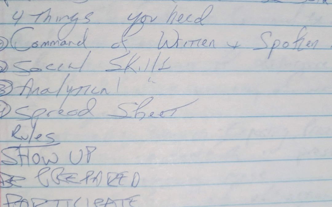 Secrets for Success: 4 Things and 3 Rules You Need to Know
